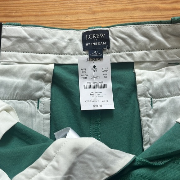 J.Crew 5" Shorts, NWT Size 31 - Picture 3 of 3